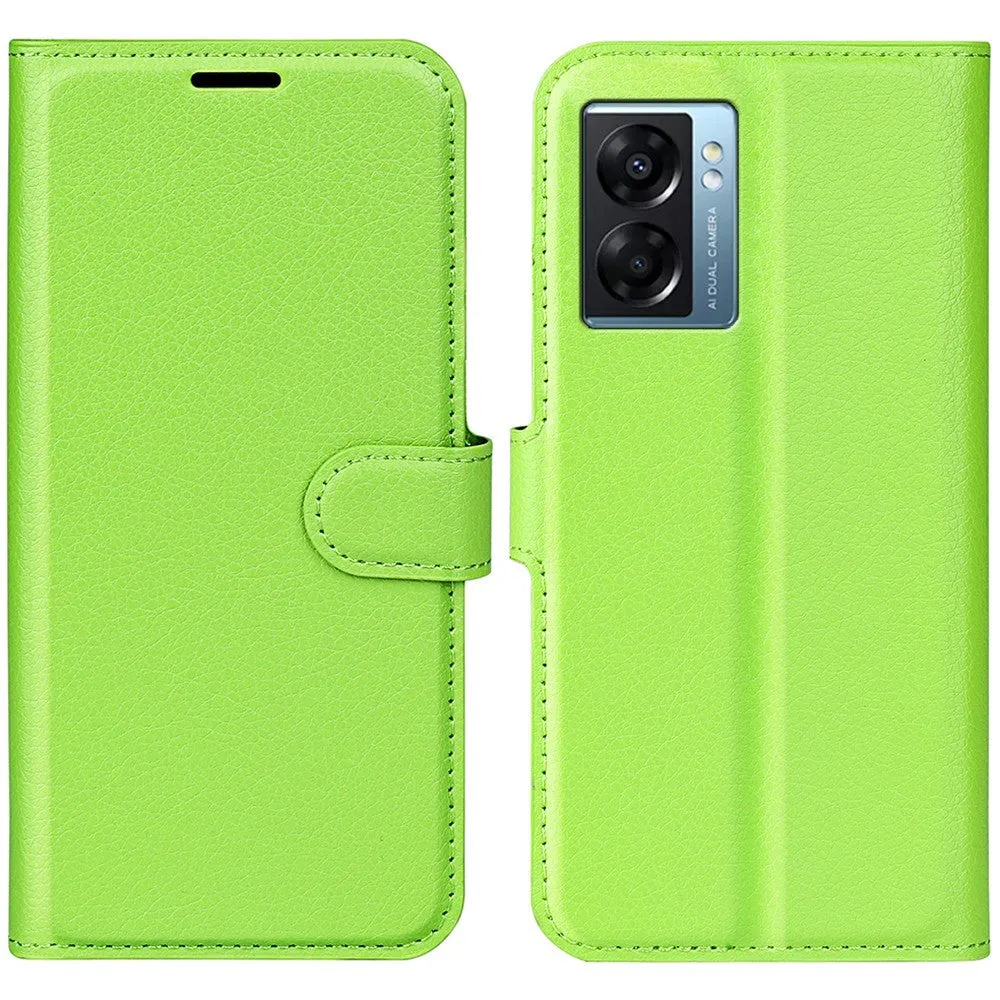 Classic Oppo A57 (2022) flip case - Green