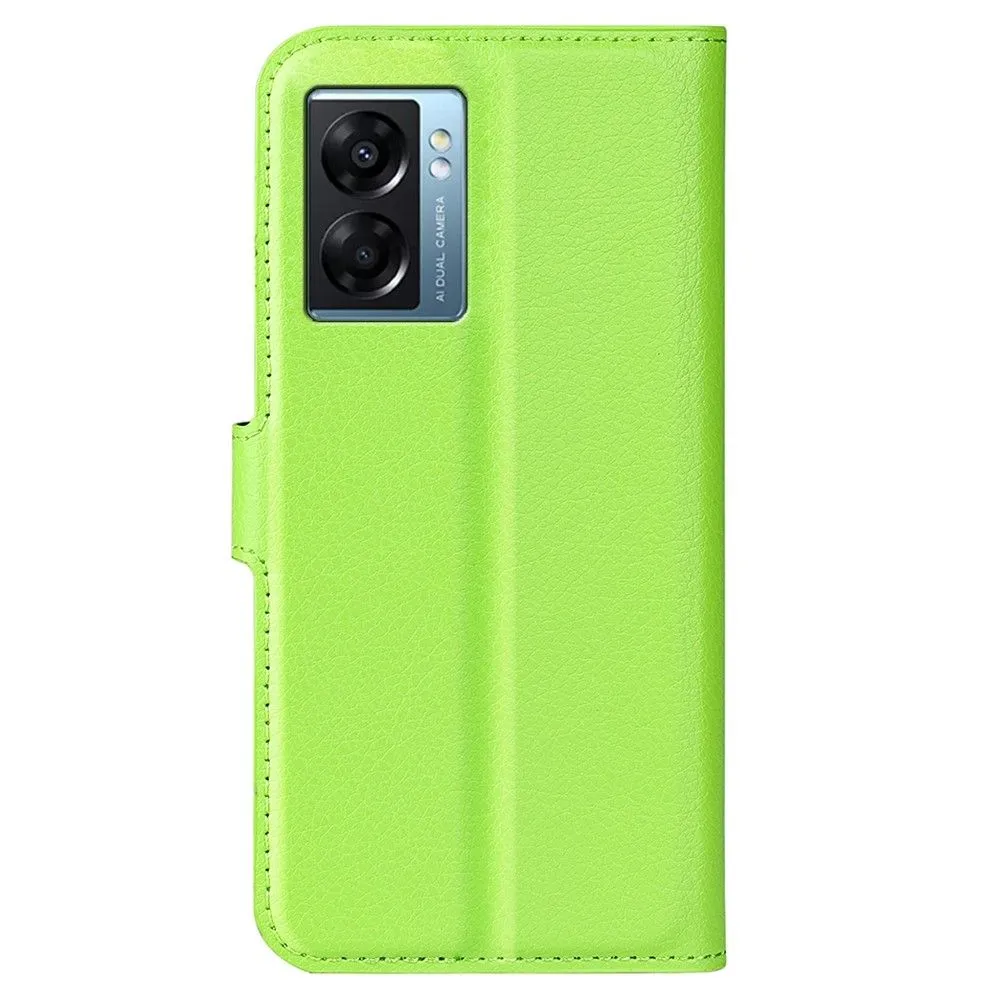 Classic Oppo A57 (2022) flip case - Green