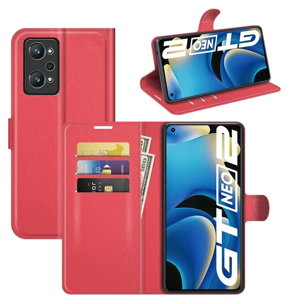 Classic Realme GT2 / GT Neo2 flip case - Red