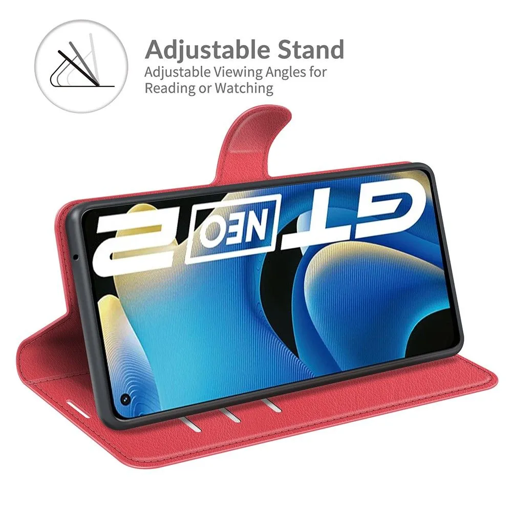 Classic Realme GT2 / GT Neo2 flip case - Red