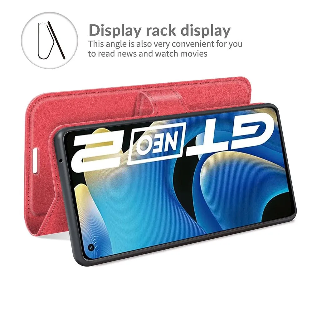 Classic Realme GT2 / GT Neo2 flip case - Red