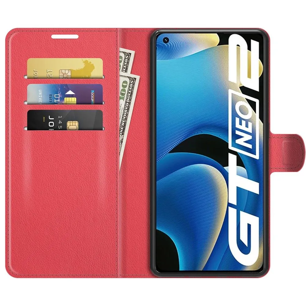 Classic Realme GT2 / GT Neo2 flip case - Red