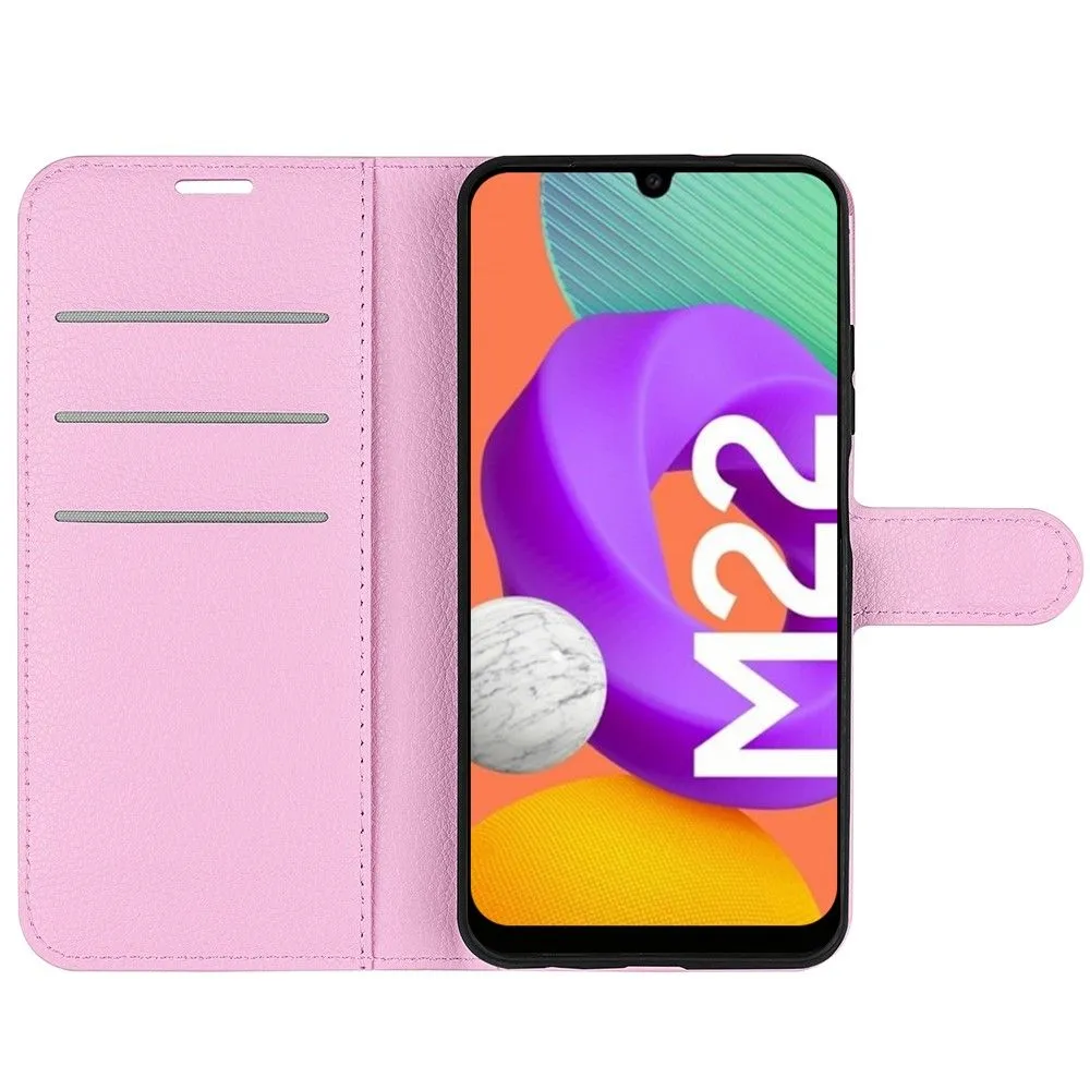 Classic Samsung Galaxy M22 flip case - Pink