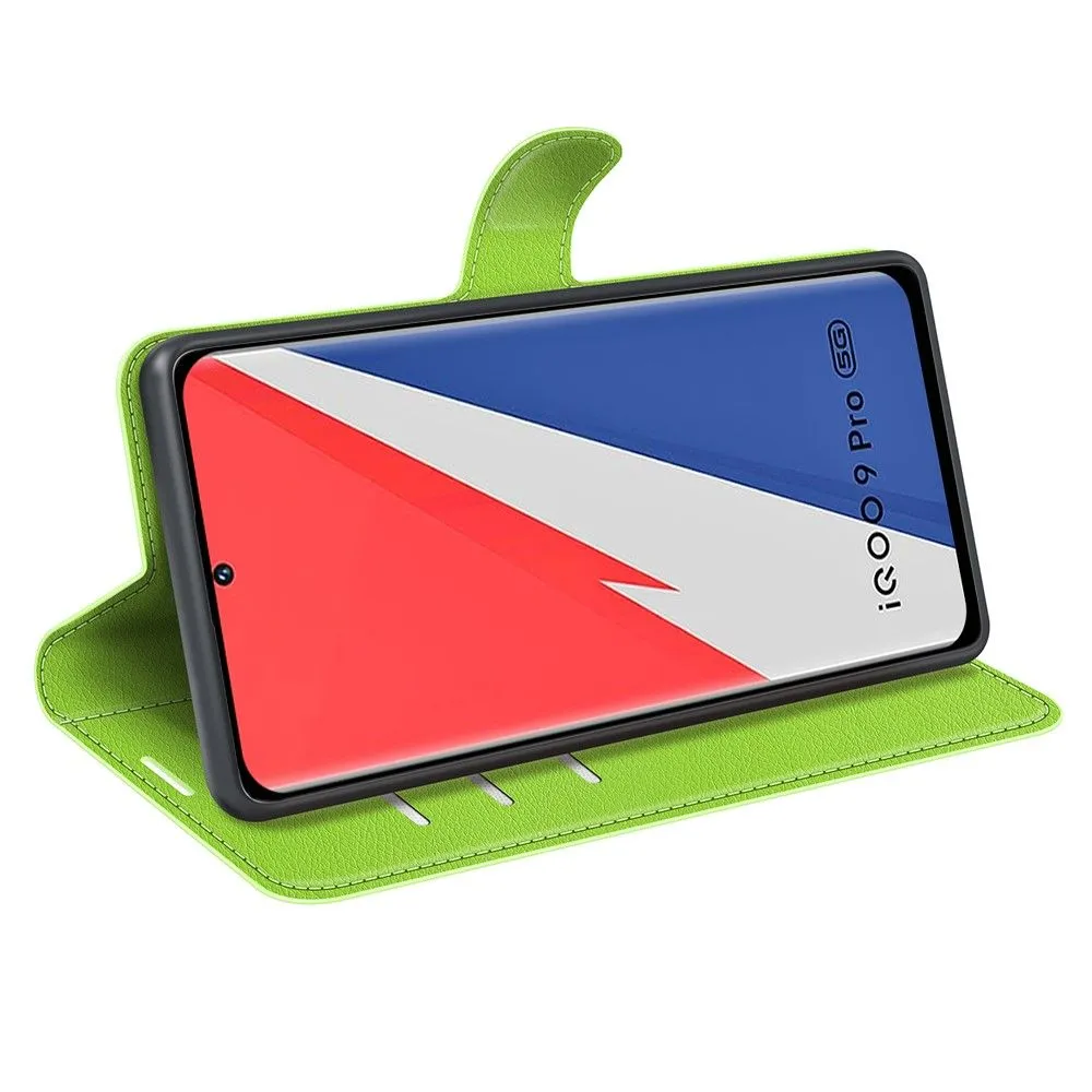 Classic Vivo iQOO 9 Pro flip case - Green