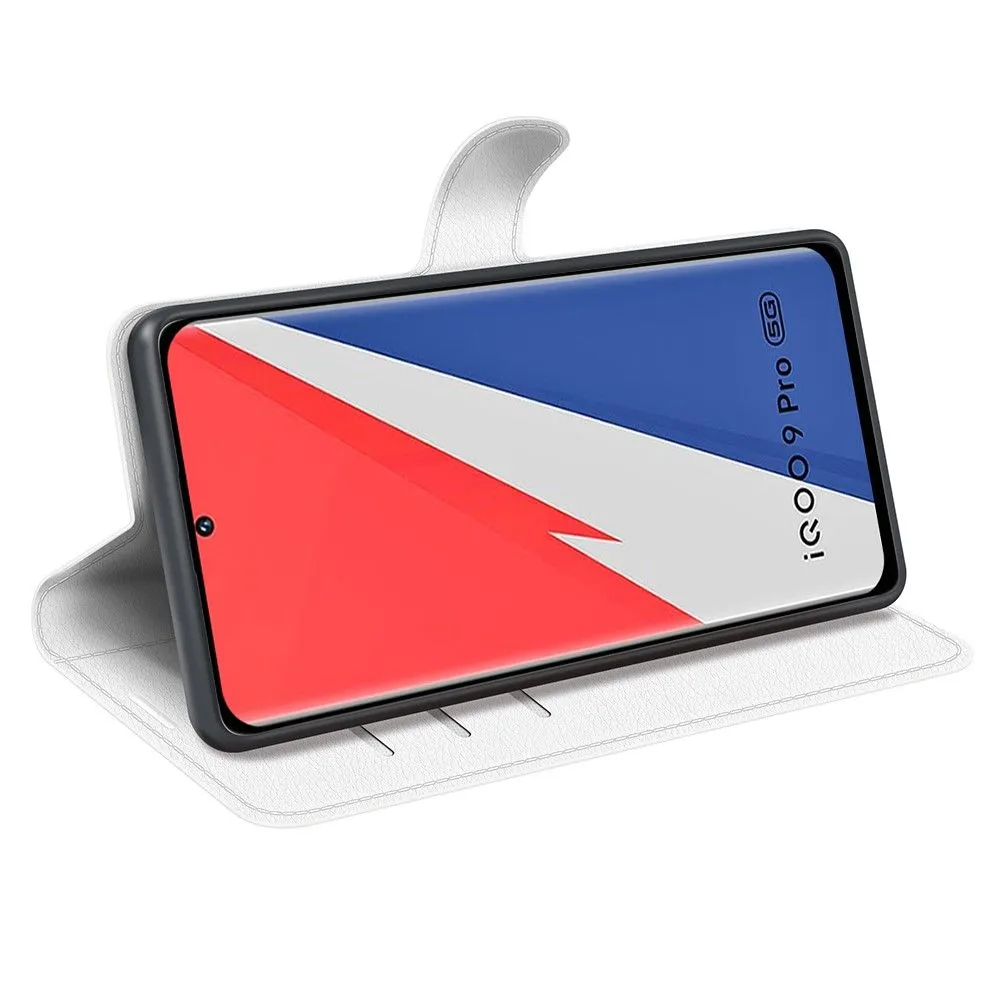 Classic Vivo iQOO 9 Pro flip case - White