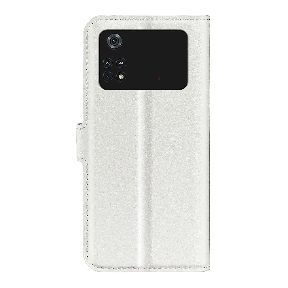 Classic Xiaomi Poco M4 Pro flip case - White