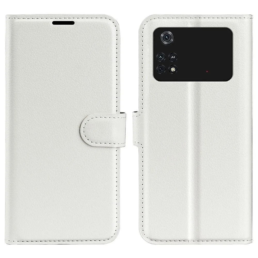 Classic Xiaomi Poco M4 Pro flip case - White