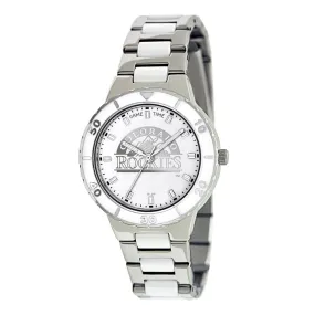 Colorado Rockies Ladies Pearl Watch