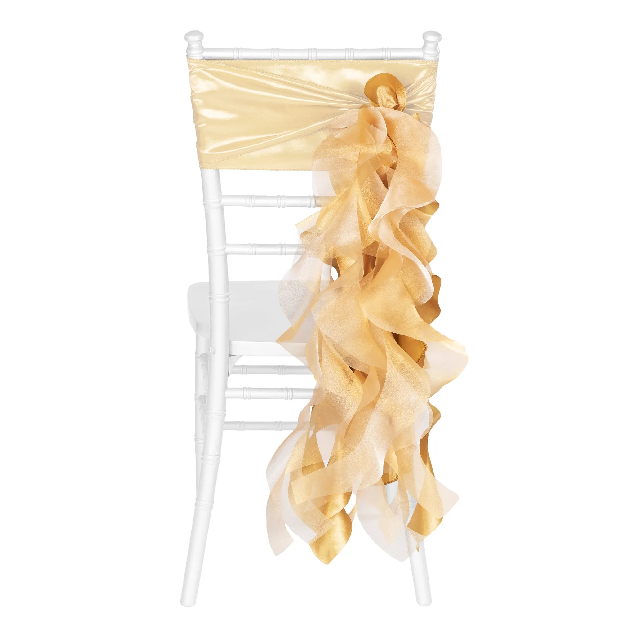 Curly Willow Chair Sash - Gold