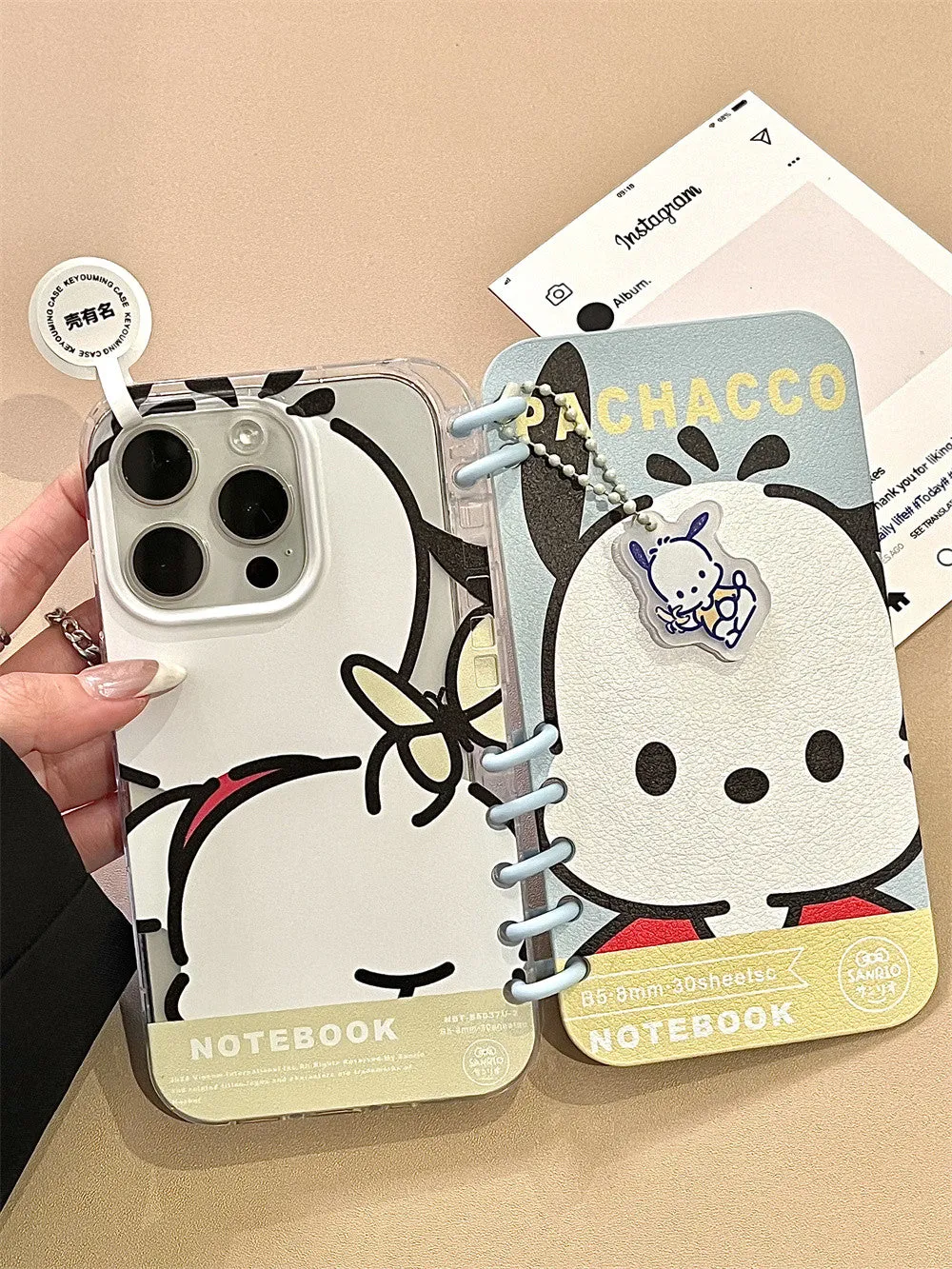 Cute Flip Book Folding Phone Case