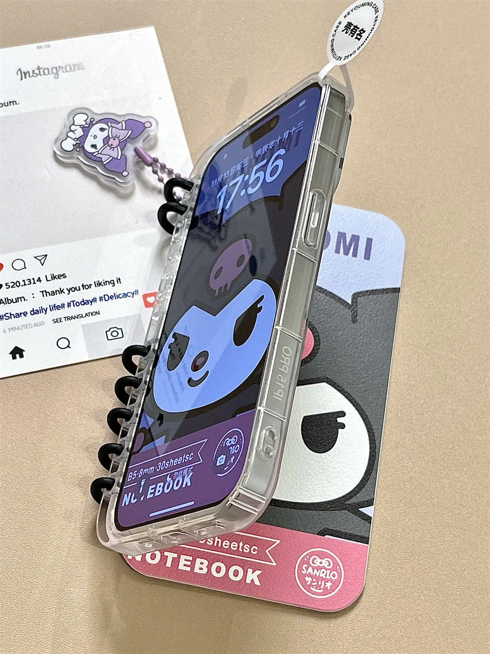 Cute Flip Book Folding Phone Case