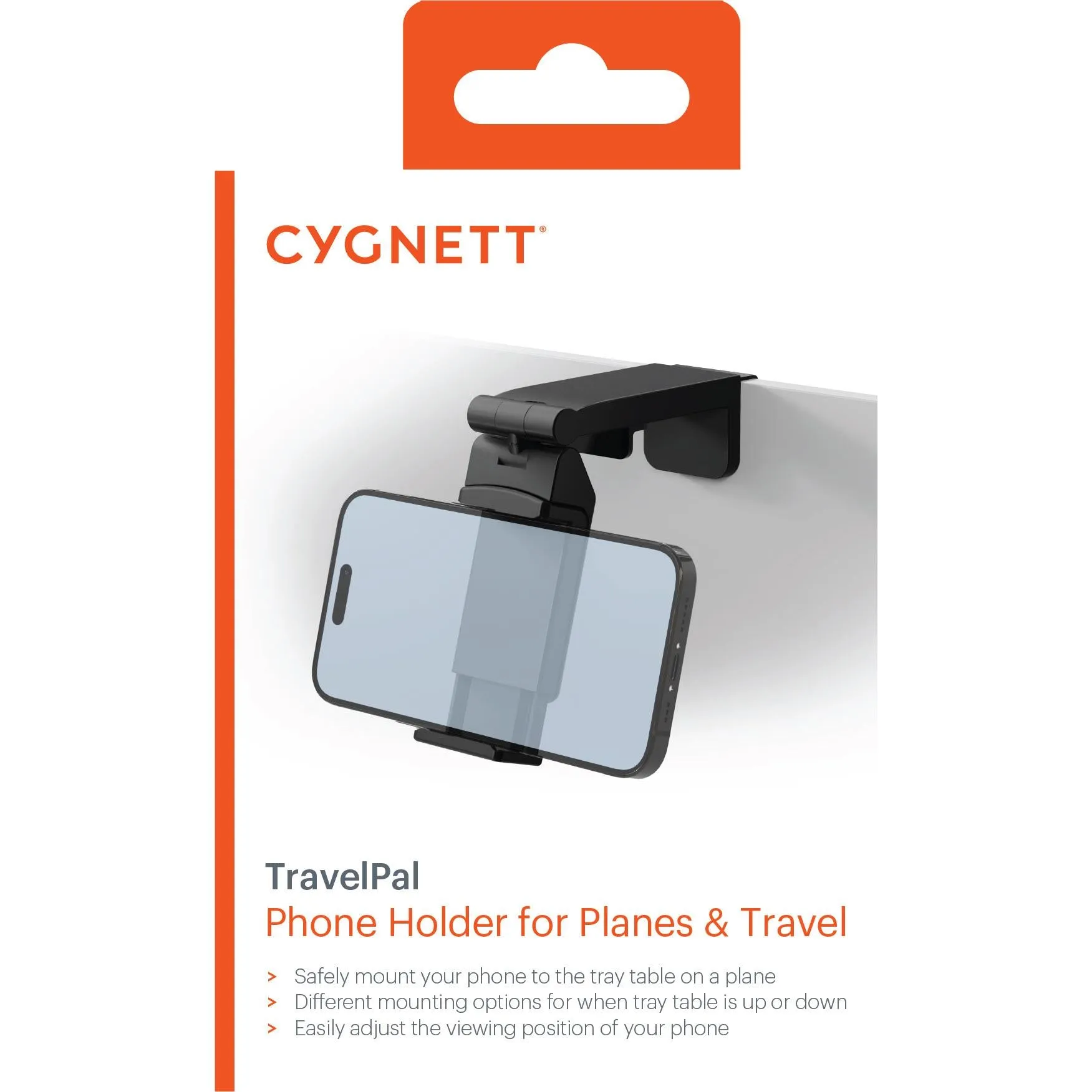 Cygnett TravelPal Airplane Travel Phone Holder