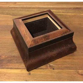 Dark Burl Needlework Treasure Box 3 x 3