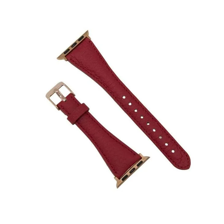 David Classic Slim Apple Watch Leather Straps (Set of 4)