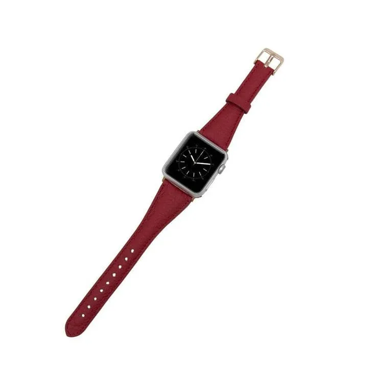 David Classic Slim Apple Watch Leather Straps (Set of 4)