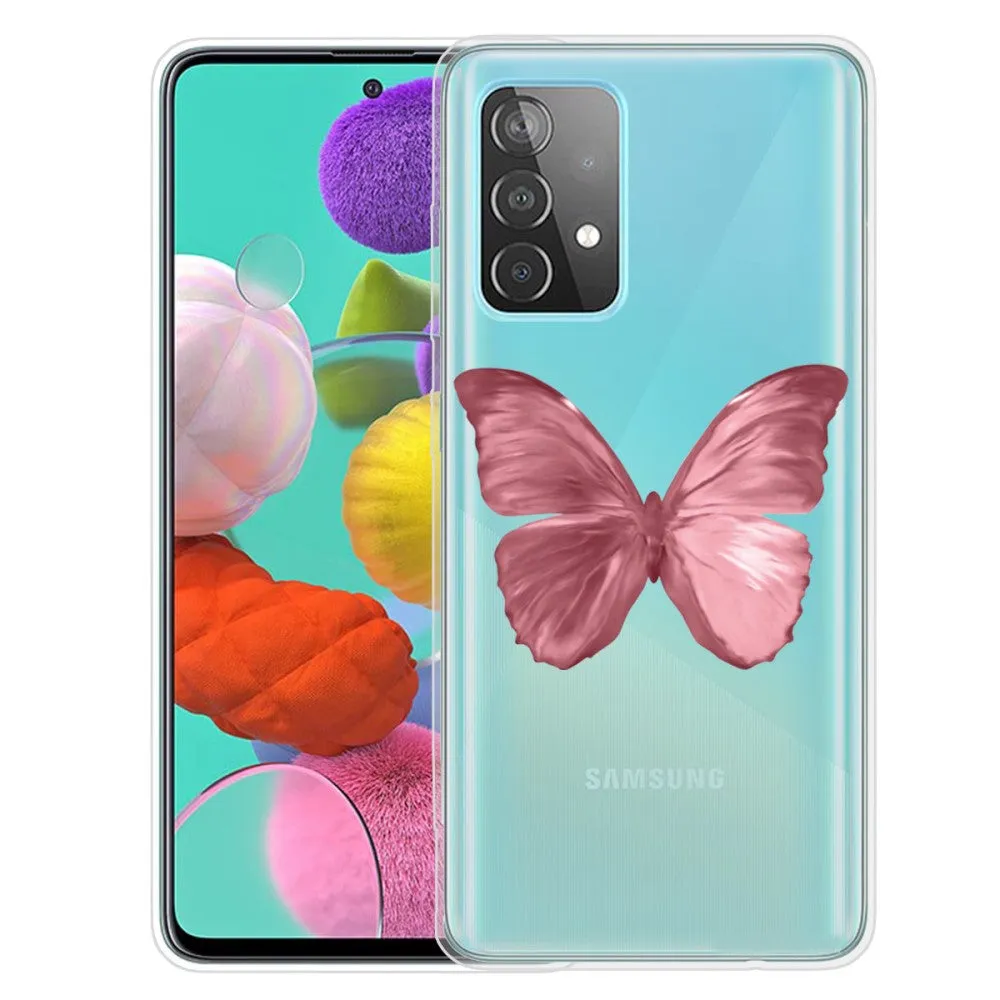 Deco Samsung Galaxy A13 4G case - Pink Butterfly