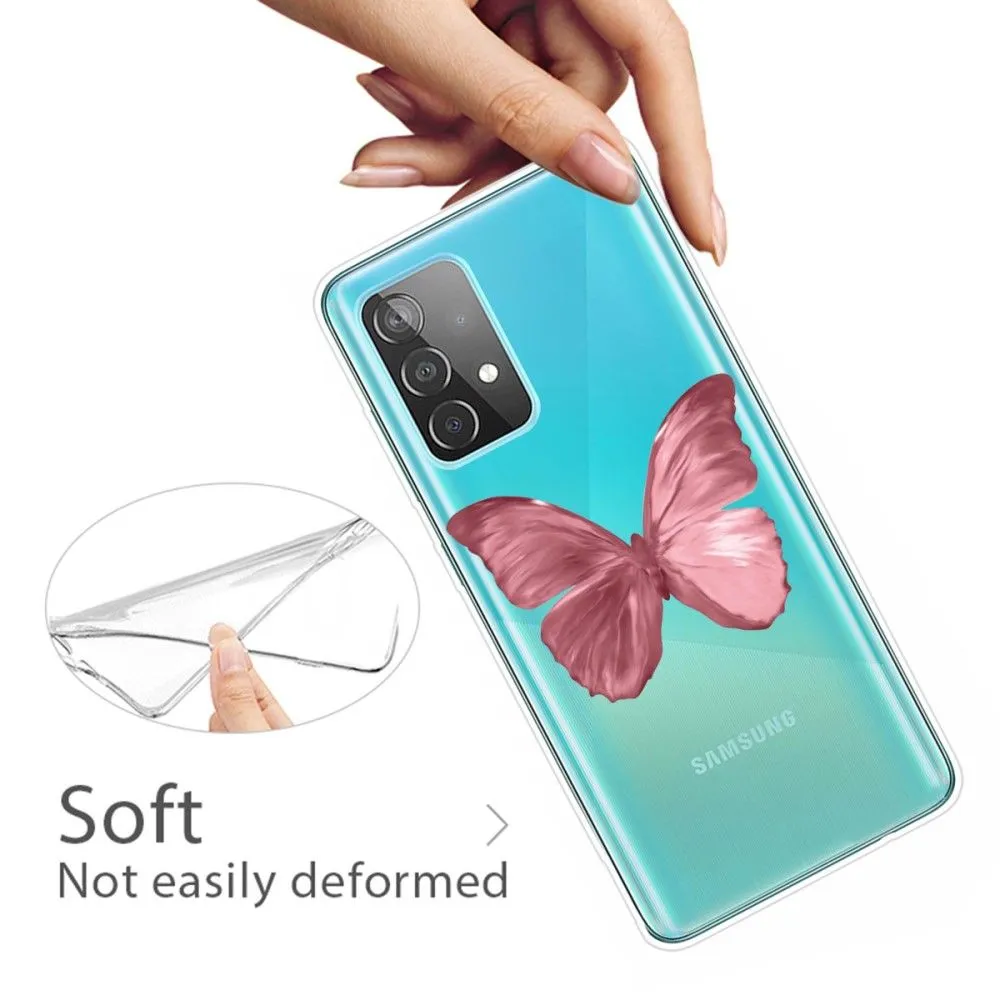 Deco Samsung Galaxy A13 4G case - Pink Butterfly