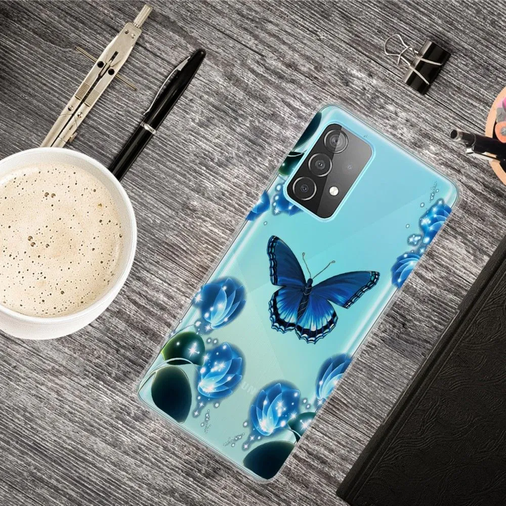 Deco Samsung Galaxy A73 case - Butterfly and Flower