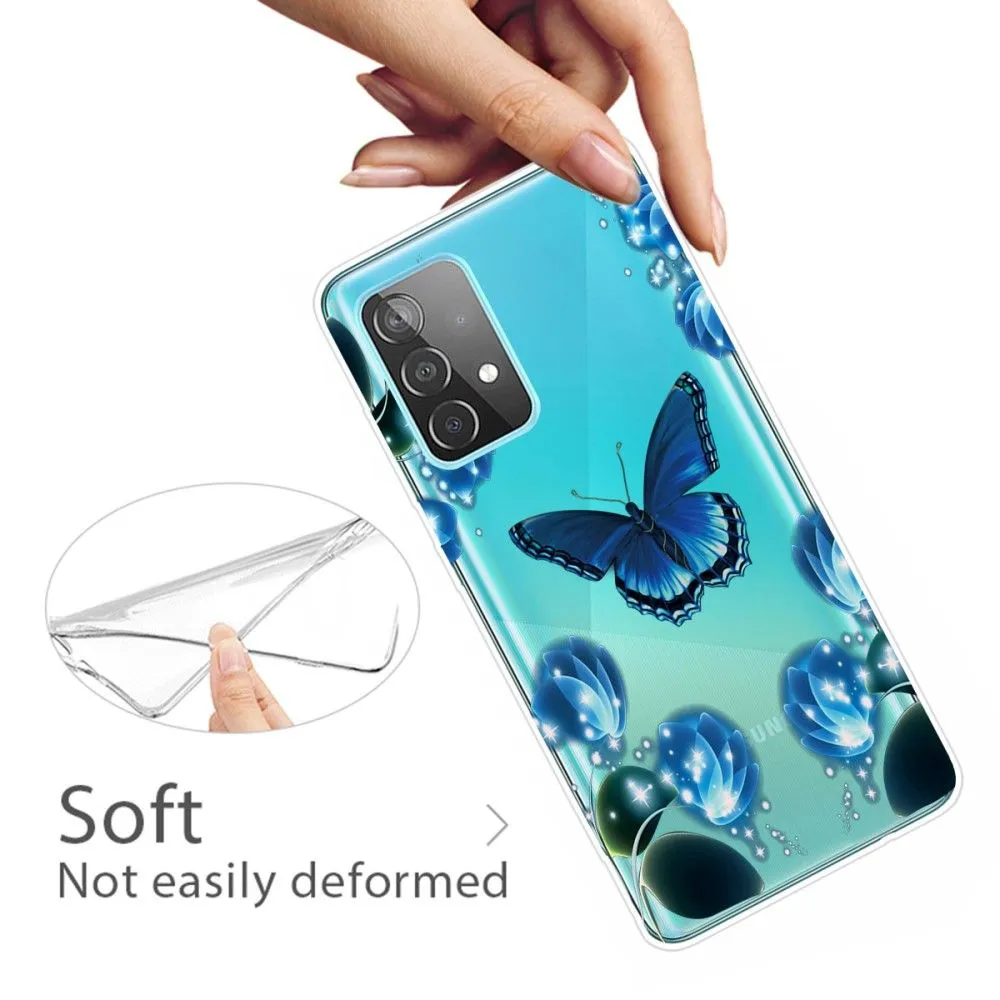 Deco Samsung Galaxy A73 case - Butterfly and Flower