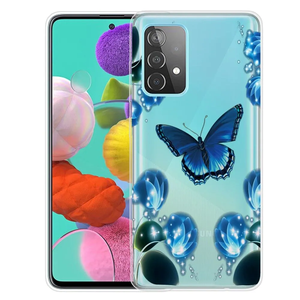 Deco Samsung Galaxy A73 case - Butterfly and Flower