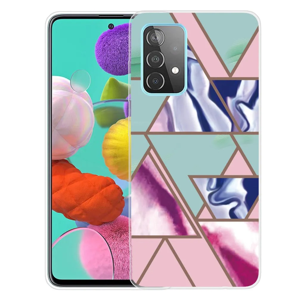 Deco Samsung Galaxy A73 case - Triangle Blitz Pattern