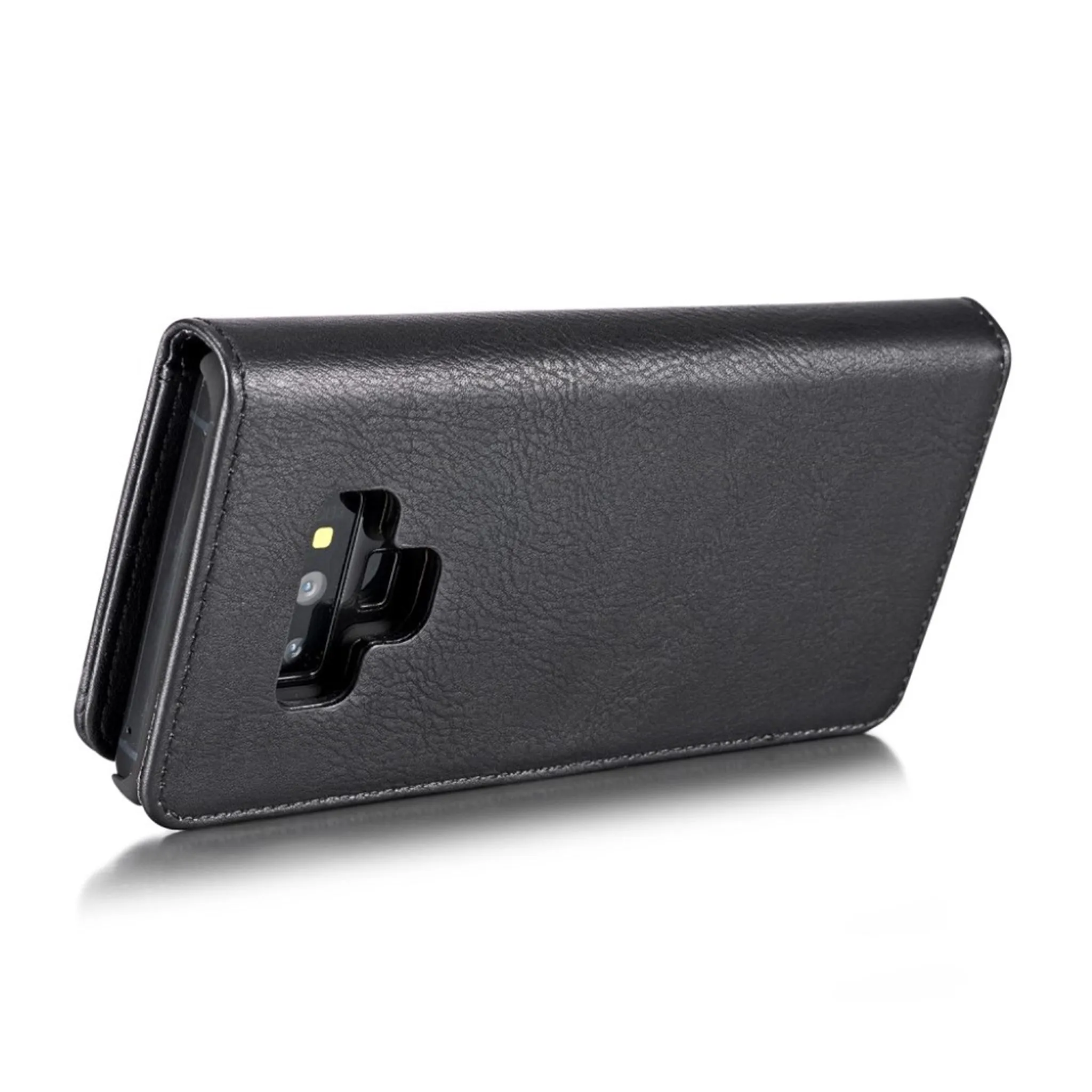 DG.MING Samsung Galaxy Note9 2-in-1 split leather case - Black