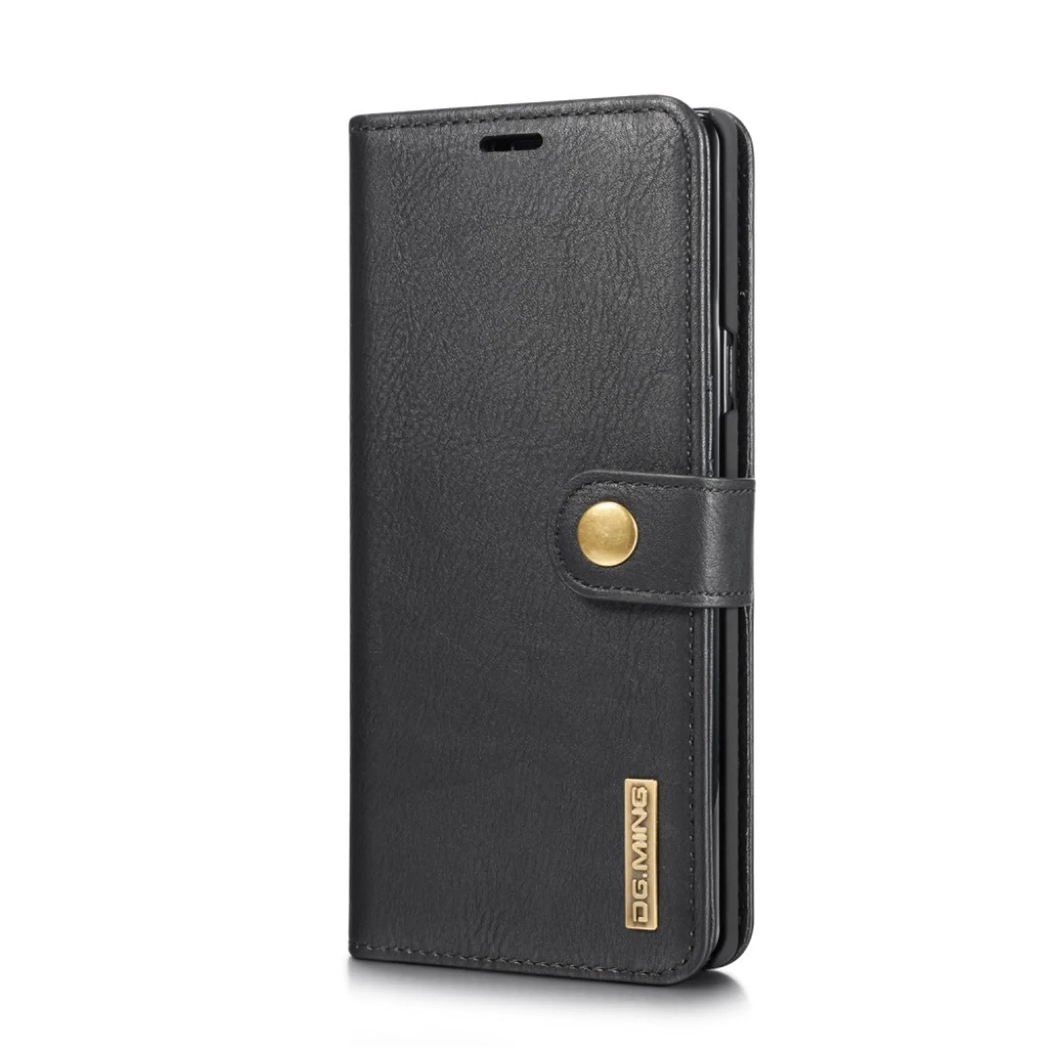 DG.MING Samsung Galaxy Note9 2-in-1 split leather case - Black