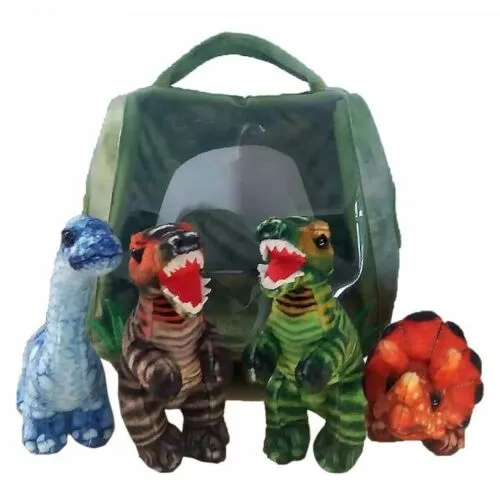 Dinosaurs Story Sack with Puppet Company Hideaway House