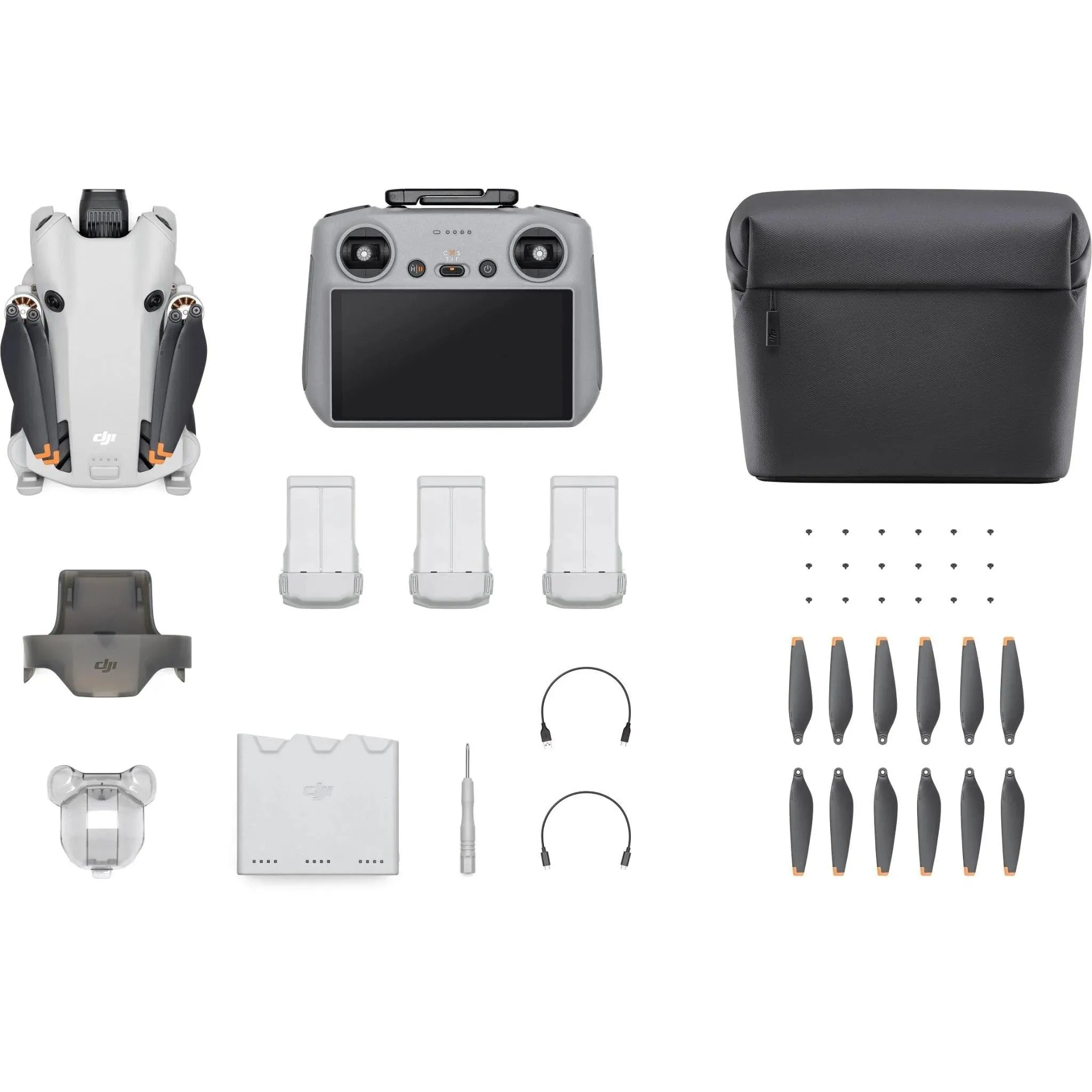 DJI Mini 4 Pro Drone Fly More Combo DJI RC 2 Controller Batteries Bag