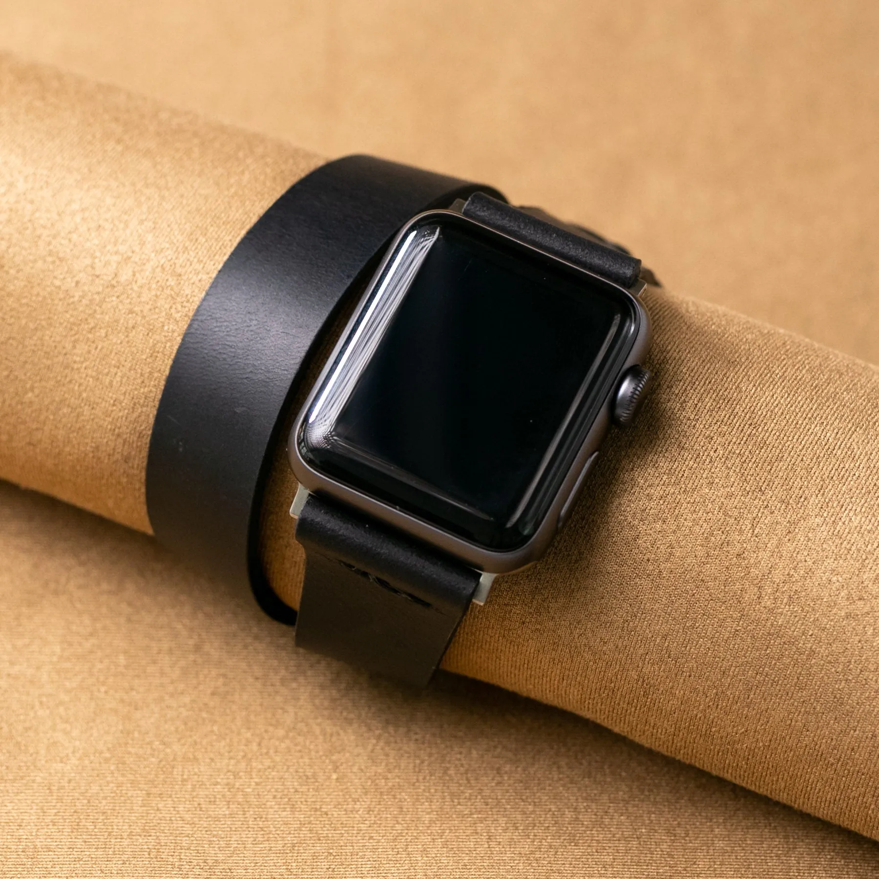 Double Tour Apple Watch Leather Strap