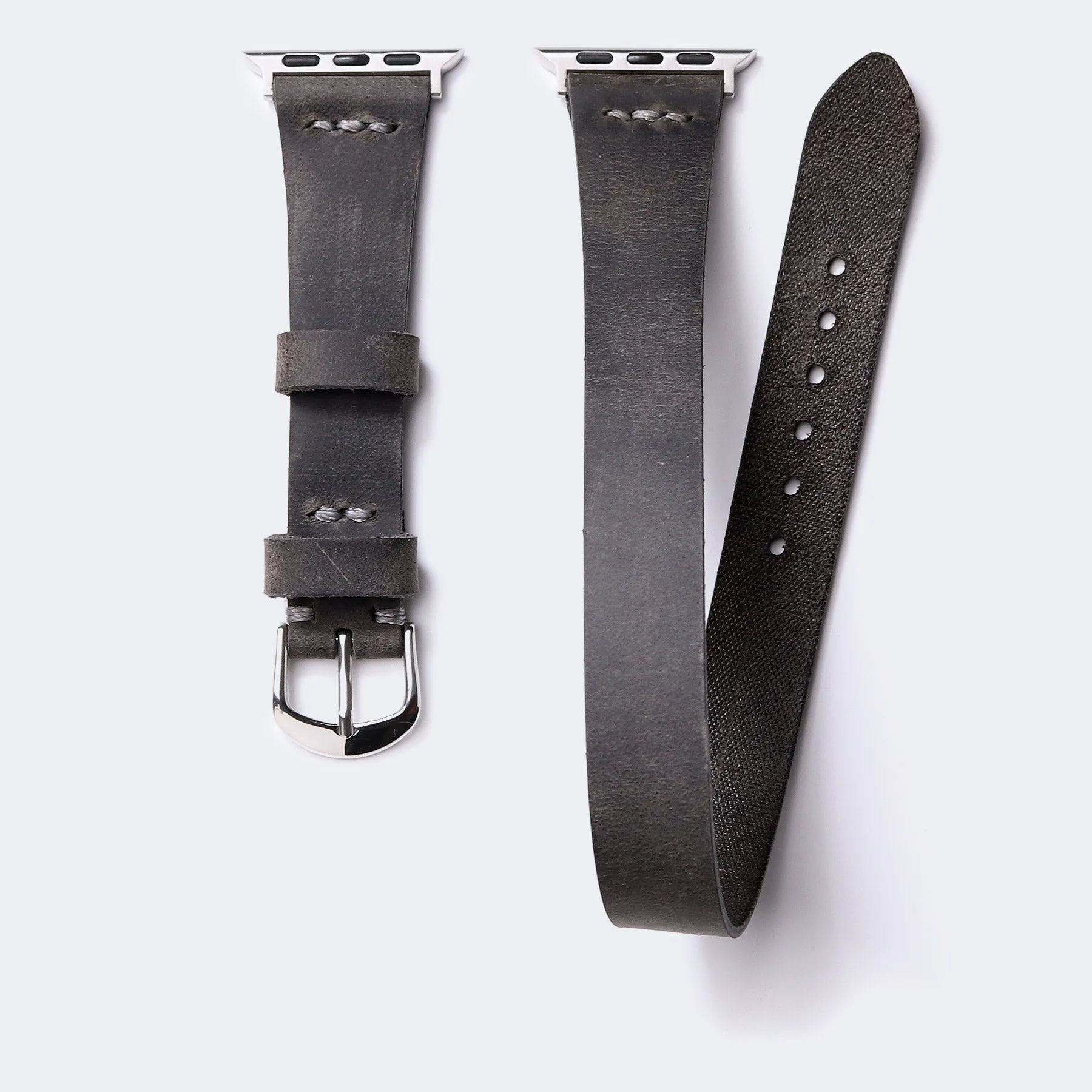 Double Tour Apple Watch Leather Strap