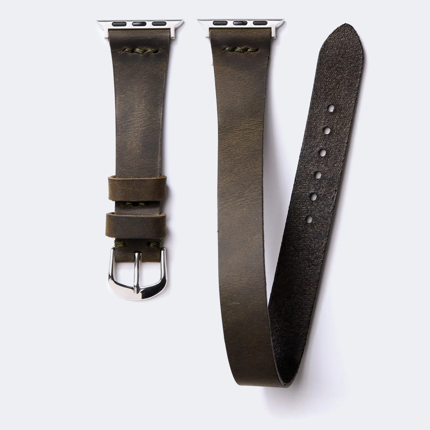 Double Tour Apple Watch Leather Strap