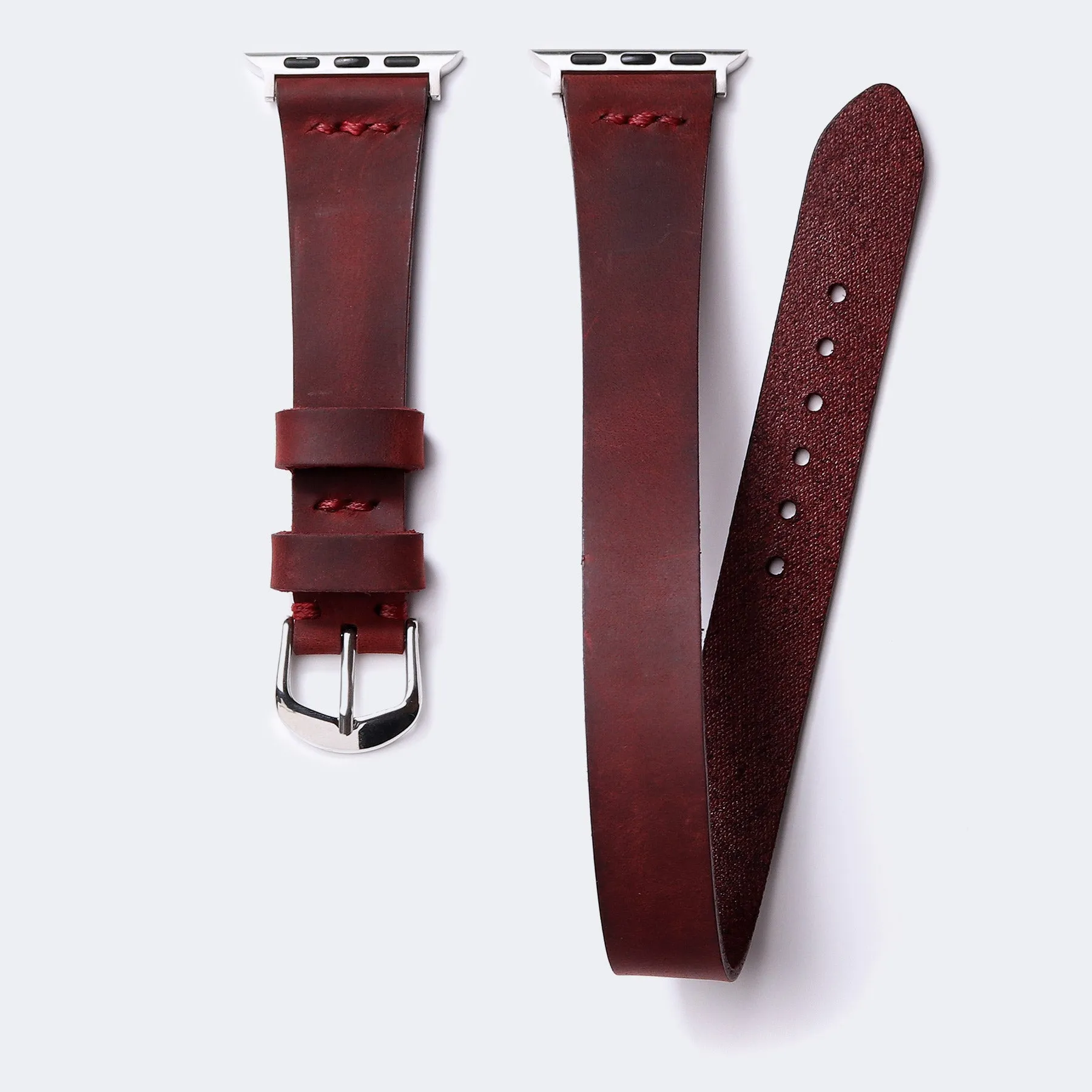 Double Tour Apple Watch Leather Strap