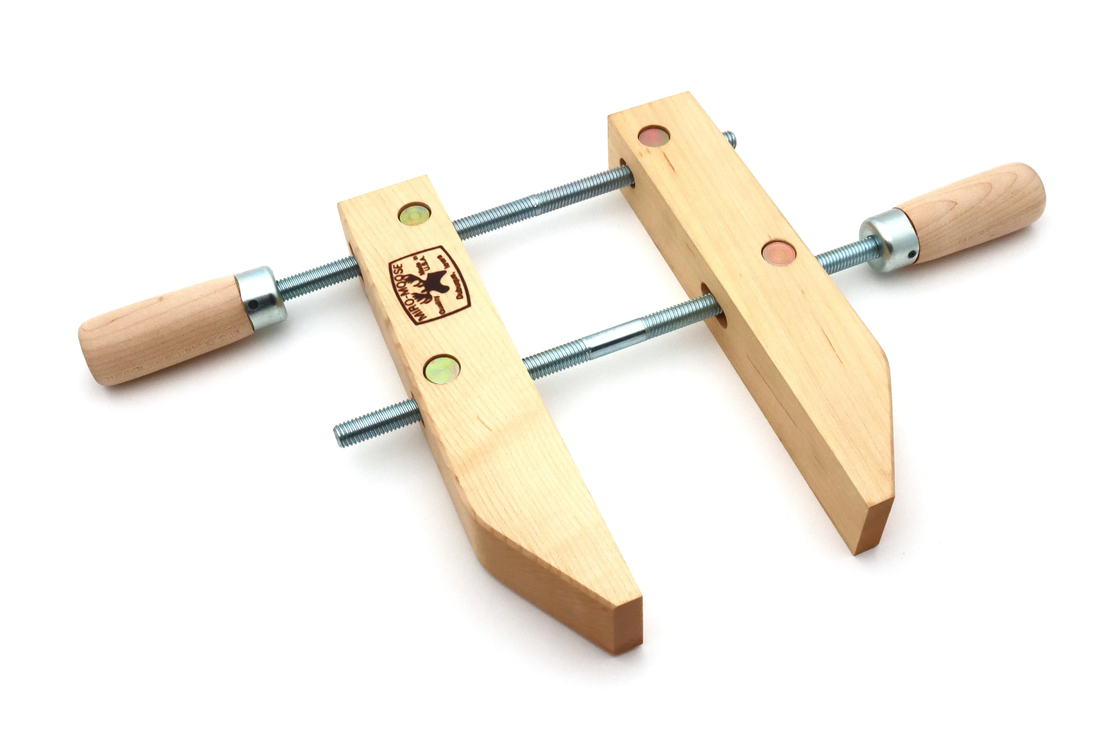 Dubuque Clamp Works - Micro-Moose Wooden Hand Screw Clamps (4", 6", 8", 10", 12", 14")