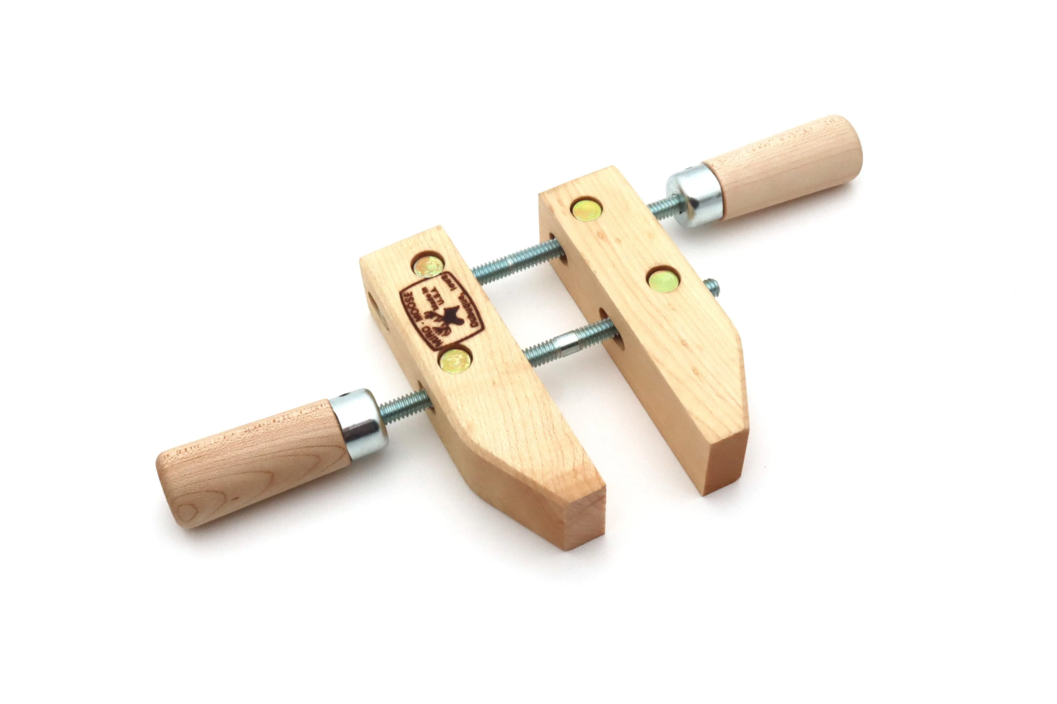 Dubuque Clamp Works - Micro-Moose Wooden Hand Screw Clamps (4", 6", 8", 10", 12", 14")