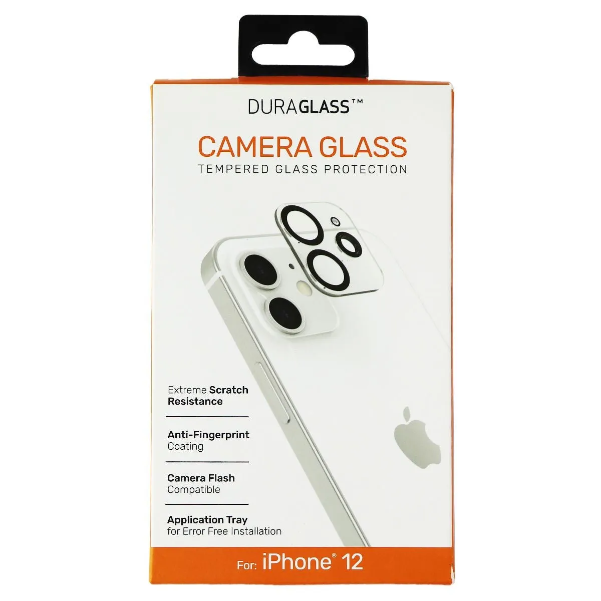 DuraGlass Tempered Glass Camera Protector for Apple iPhone 12 ONLY