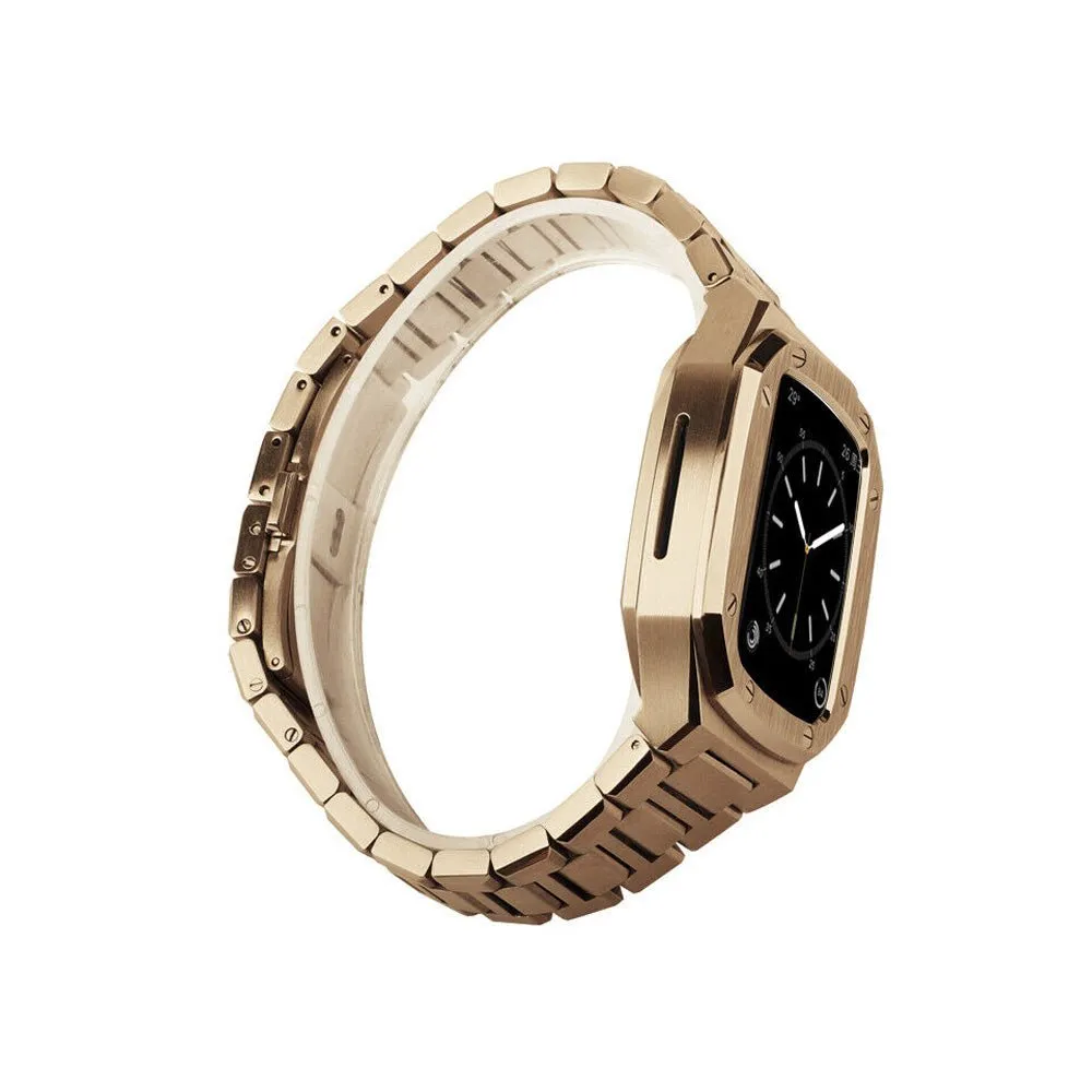 Elegance Pro: Stainless Steel Case Apple Watch Band