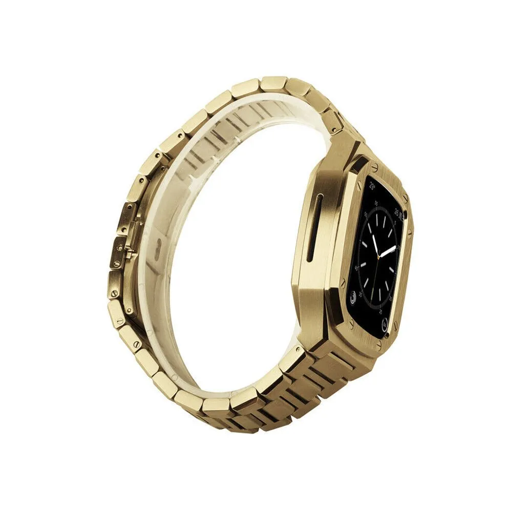 Elegance Pro: Stainless Steel Case Apple Watch Band