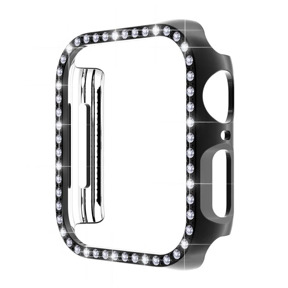 ENKAY Apple Watch (41mm) rhinestone cover with screen protector - Black