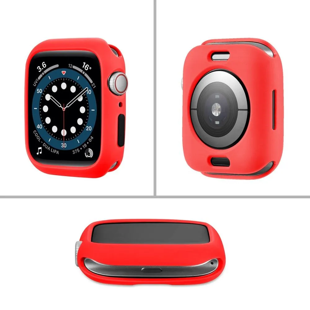 ENKAY Apple Watch (45mm) TPU cover   screen protector - Red