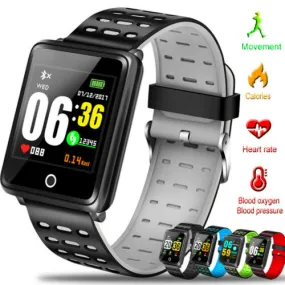 F3 IP68 Smart Fitness Watch with HR & BP Monitor (for IOS and Android Phones)