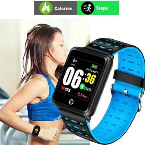 F3 IP68 Smart Fitness Watch with HR & BP Monitor (for IOS and Android Phones)