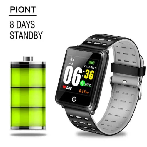 F3 IP68 Smart Fitness Watch with HR & BP Monitor (for IOS and Android Phones)