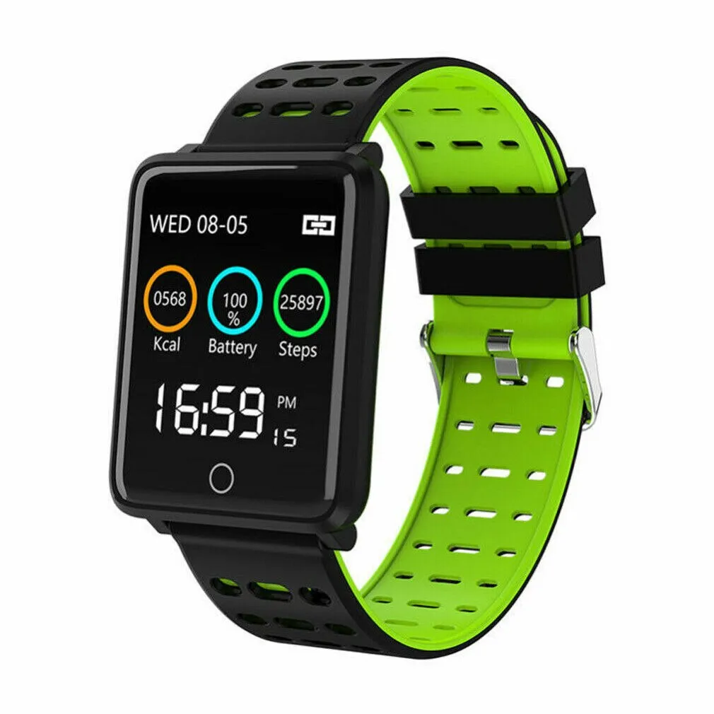 F3 IP68 Smart Fitness Watch with HR & BP Monitor (for IOS and Android Phones)