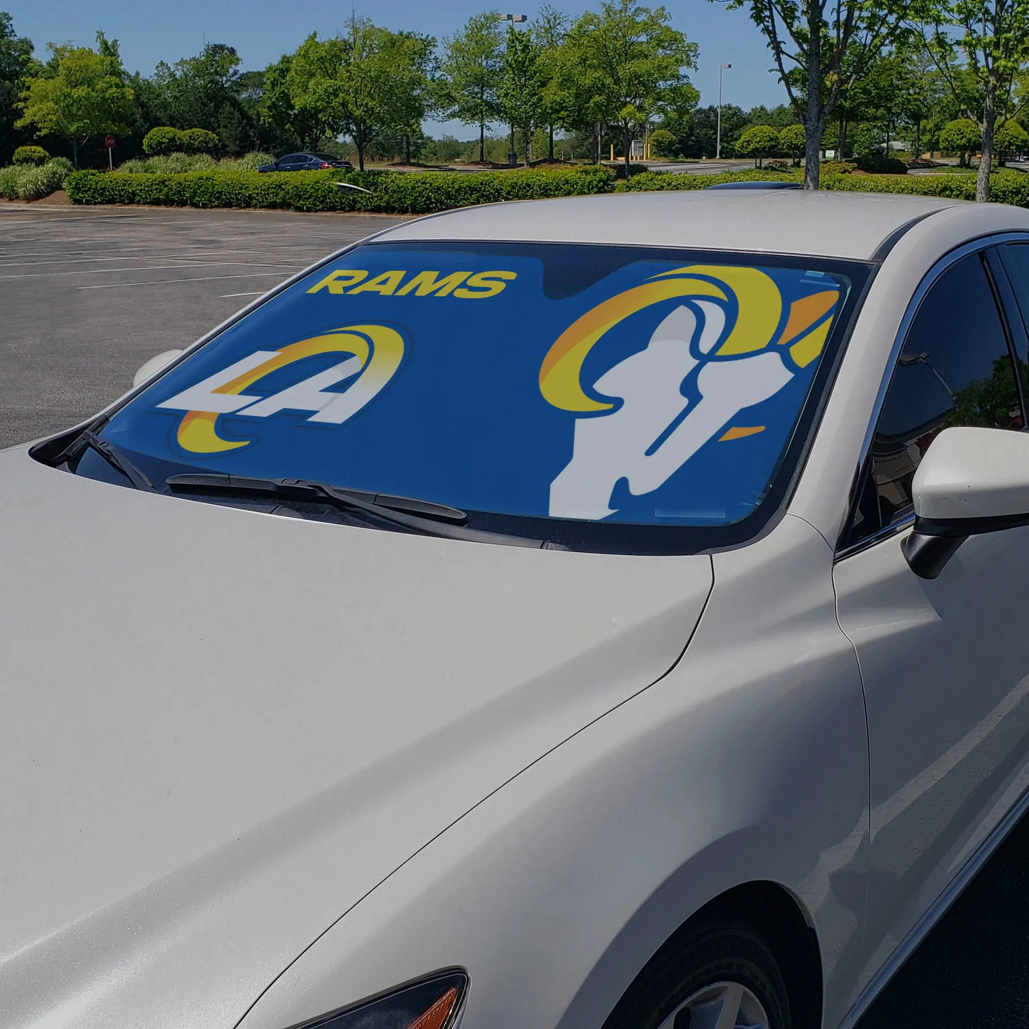 Fanmats Los Angeles Rams Windshield Sun Shade