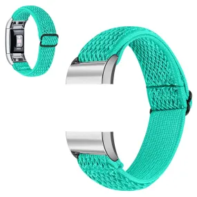 Fitbit Charge 2 nylon elastic watch strap - Mint Green