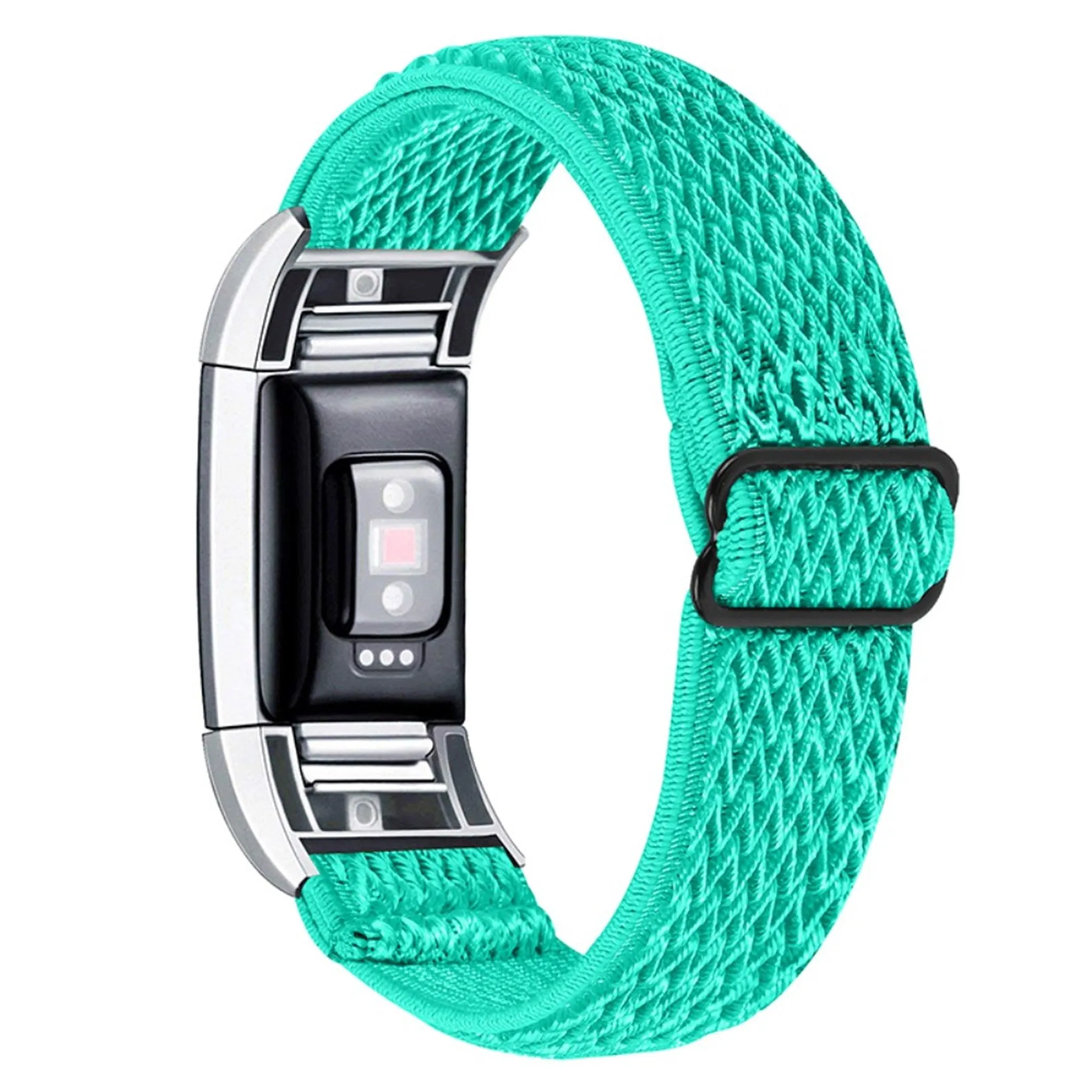 Fitbit Charge 2 nylon elastic watch strap - Mint Green