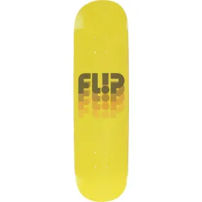 Flip 8.0" Odyssey Fade Full Nose Yellow Skateboard Deck