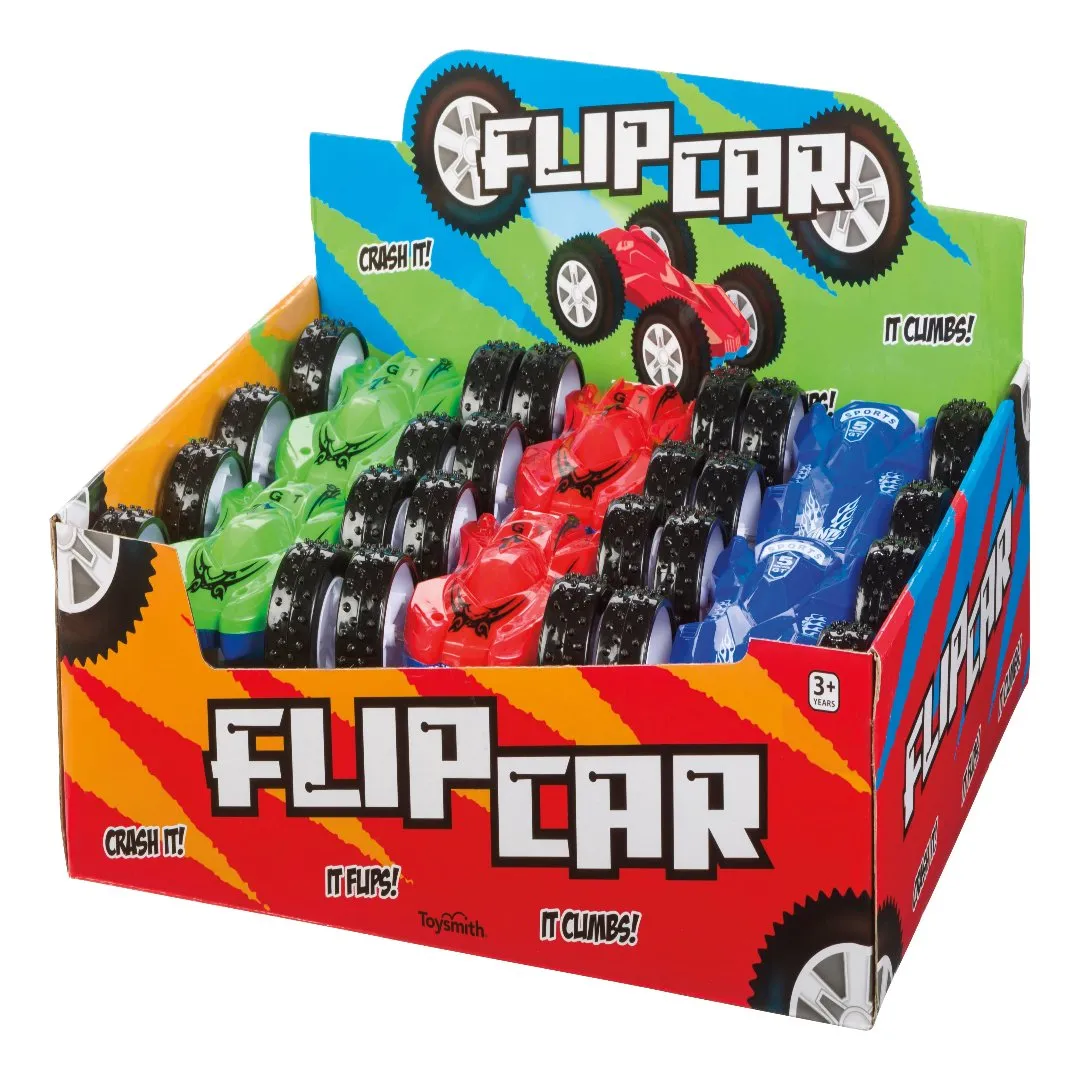 Flip Car , Friction Pull-back, Action Packed, Indoor/Outdoor