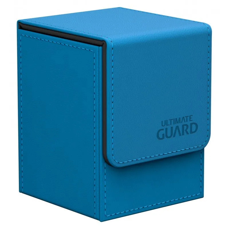 Flip Deck Case 100  Leatherette Size Blue